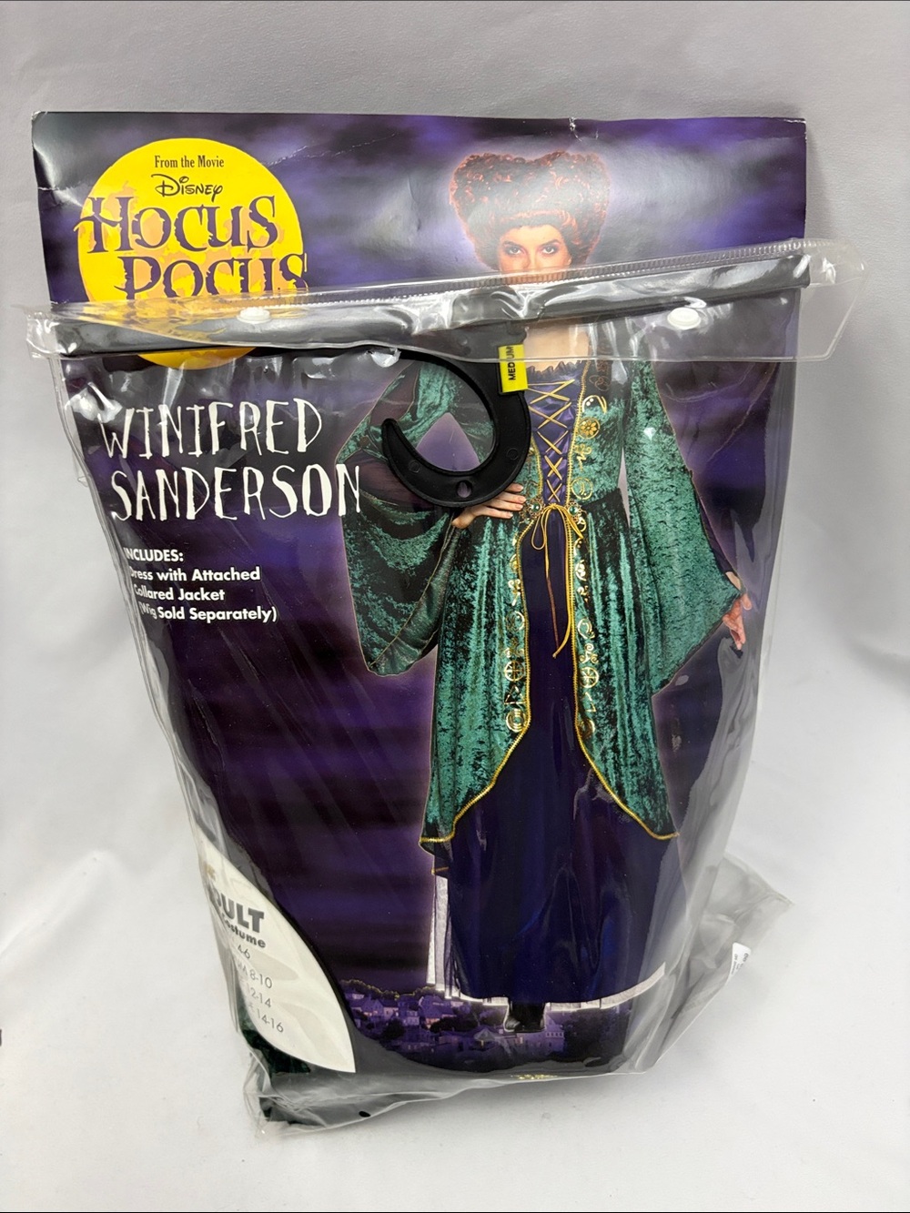 Disney Hocus Pocus Adult Winifred Sanderson Costume Size Medium Spirit Halloween